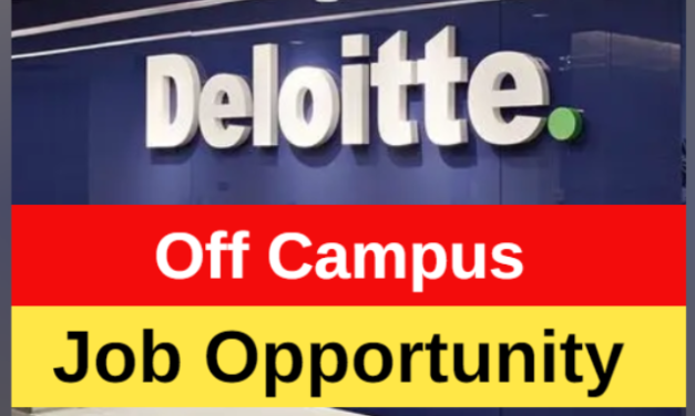 Deloitte off campus drive 2024