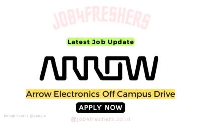 FRESHERS JOBS 17 Arrow Electronics Off Campus 2025 |Hiring Apprentice |Apply Now
