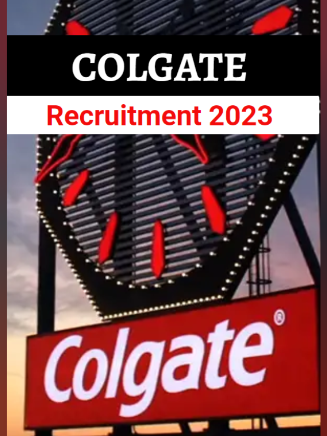 The Colgate recruitment drive 2023