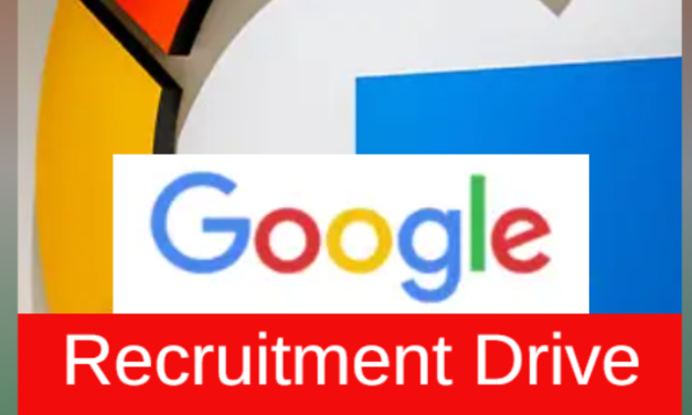 Google Recruitment Drive 2024
