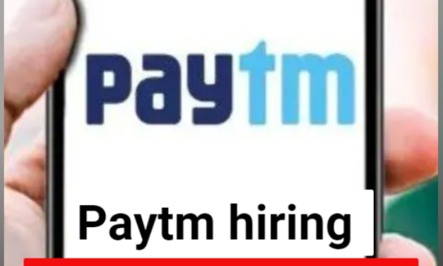 Paytm Work From Home Recruitment