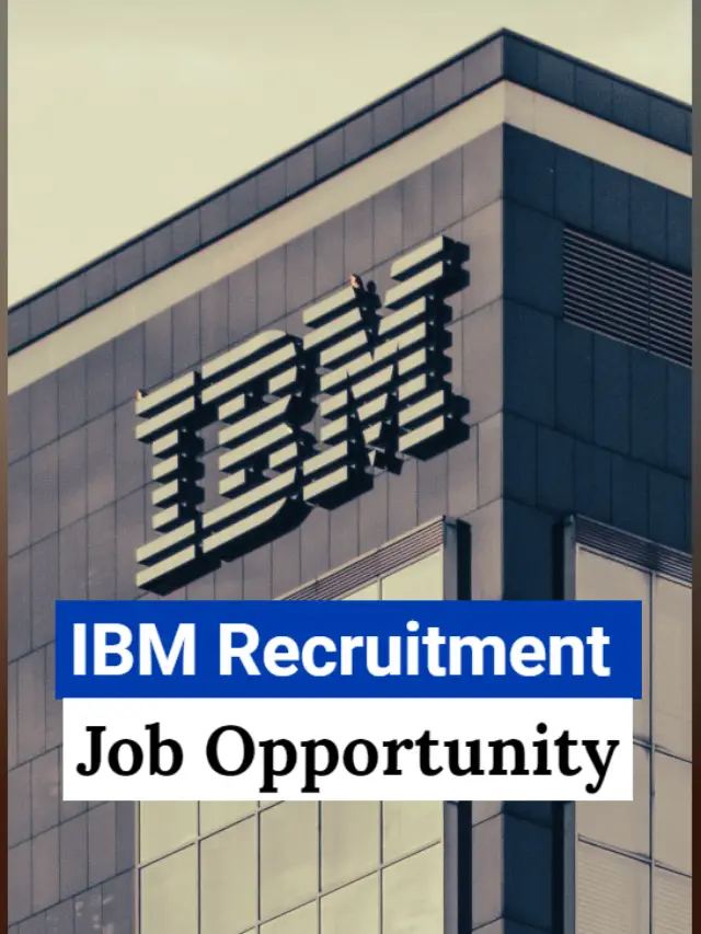 IBM Off Campus Drive 2024 Job4freshers