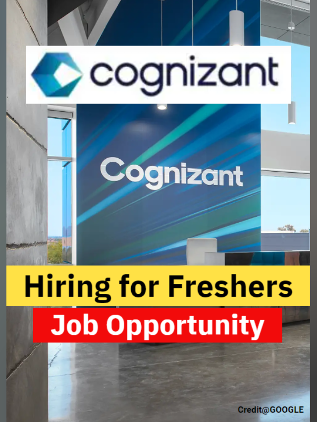 Cognizant Recruitment Drive Job Freshers