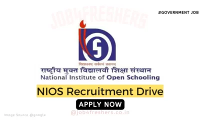 NIOS Recruitment 2023 Notification For 62 Posts | Online Form |Apply Now!