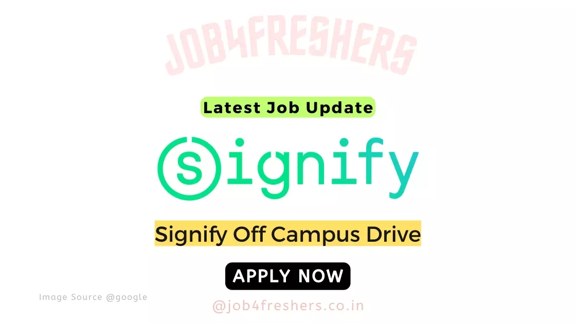 Signify Off Campus Hiring For Technical Engineer | Apply Now 