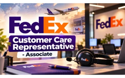 FedEx Customer Care Representative Associate 2026 | Any Graduate | Freshers & Experienced | Gurugram