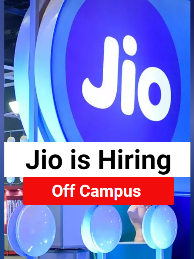 Reliance JIO Recruitment Drive 2024 | Job4freshers