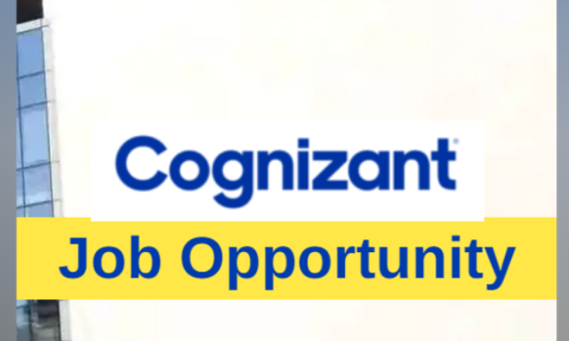 Cognizant is hiring IT Service Desk
