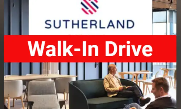Sutherland Walk-in Drive for International Voice Process