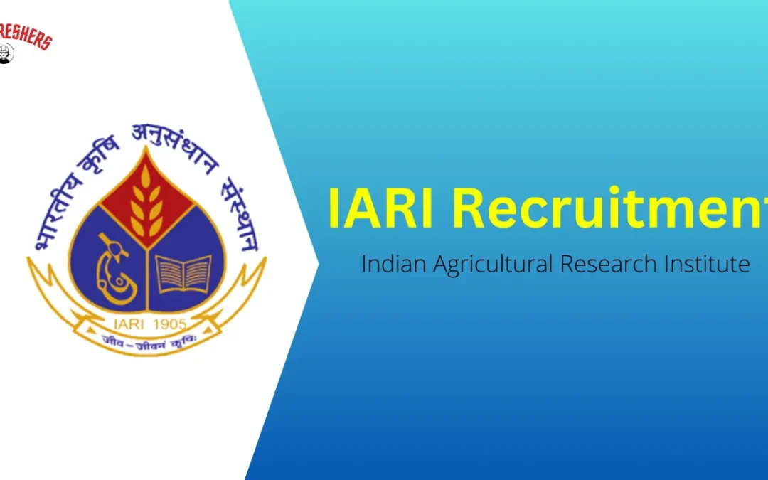 Latest Government Jobs | Sarkari Jobs with Job4Government 7 IARI Recruitment 2024 for Junior Research Fellow | Apply Now!
