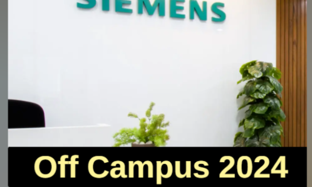Siemens Off Campus Hiring Engineers