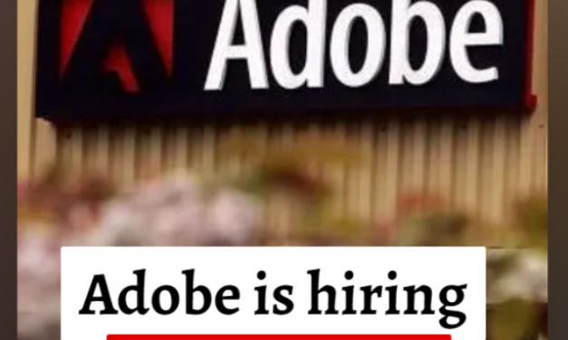 Adobe Recruitment for Intern 2024
