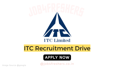 FRESHERS JOBS 12 Human Resources Job Opportunities at ITC | Apply Now!