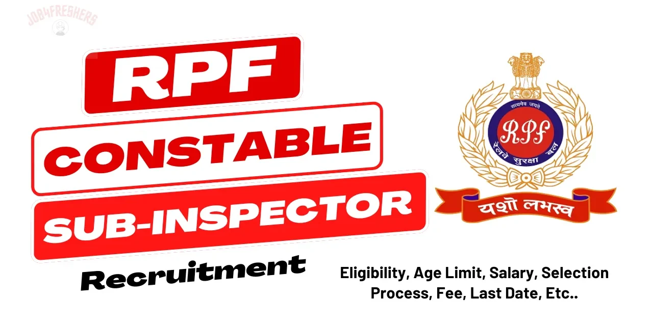 RPF Recruitment 2024 Notification for 4660 Posts | Apply Online