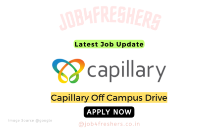 Capillary Off Campus 2024 Recruitment Software Development Engineer | Apply Now!
