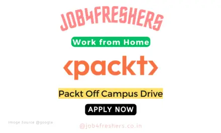 Packt Off Campus hiring Work From Home | Apply Now!