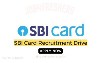 SBI Card Hiring Associate – Recruitment 2026 in Gurugram
