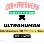 Ultrahuman Work From Home Hiring for Success Associate | Apply Now !!