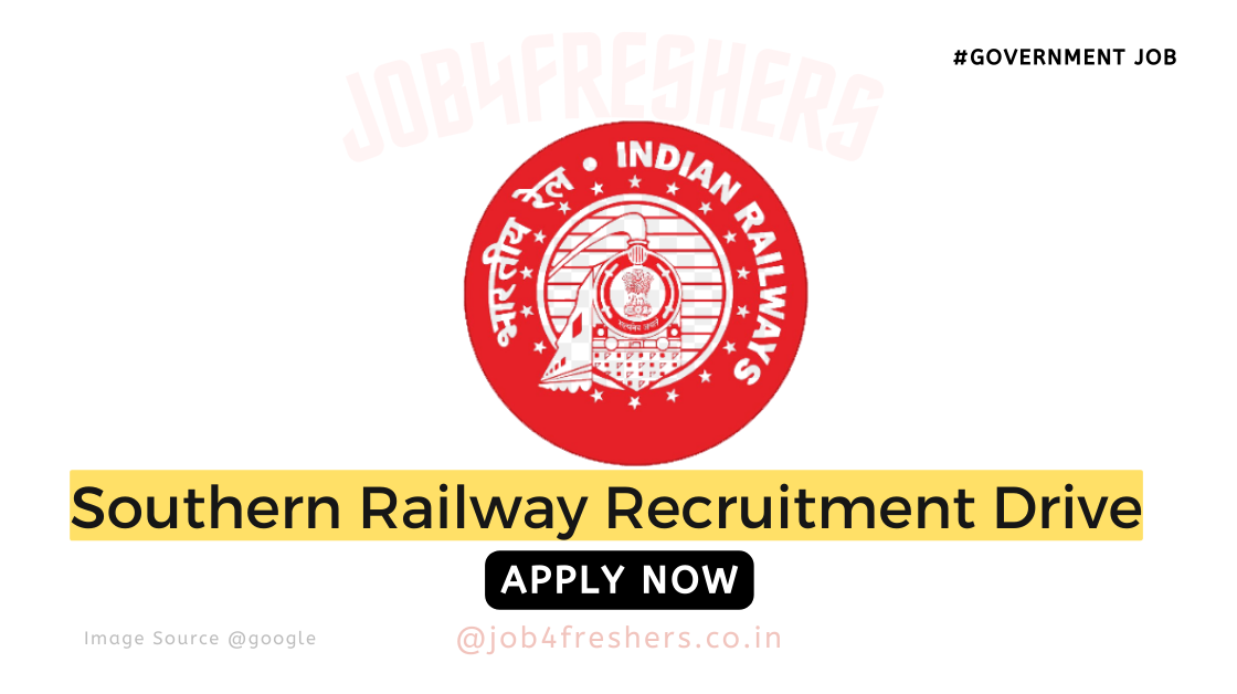 Southern Railway Recruitment for Apprentice | 10th & 12th Pass Eligible