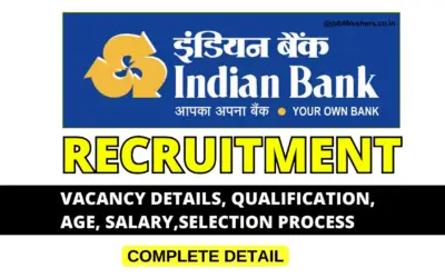 Indian Bank Recruitment 2024 Notification Out! 1500 Vacancies, Apply Online