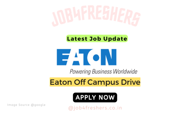 Eaton Recruitment 2024 For Associate Engineer