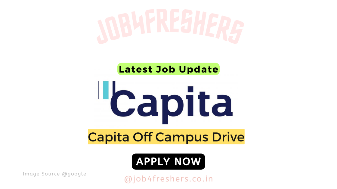 Capita Off Campus Job For Graduate Trainee Engineer | Apply Now!