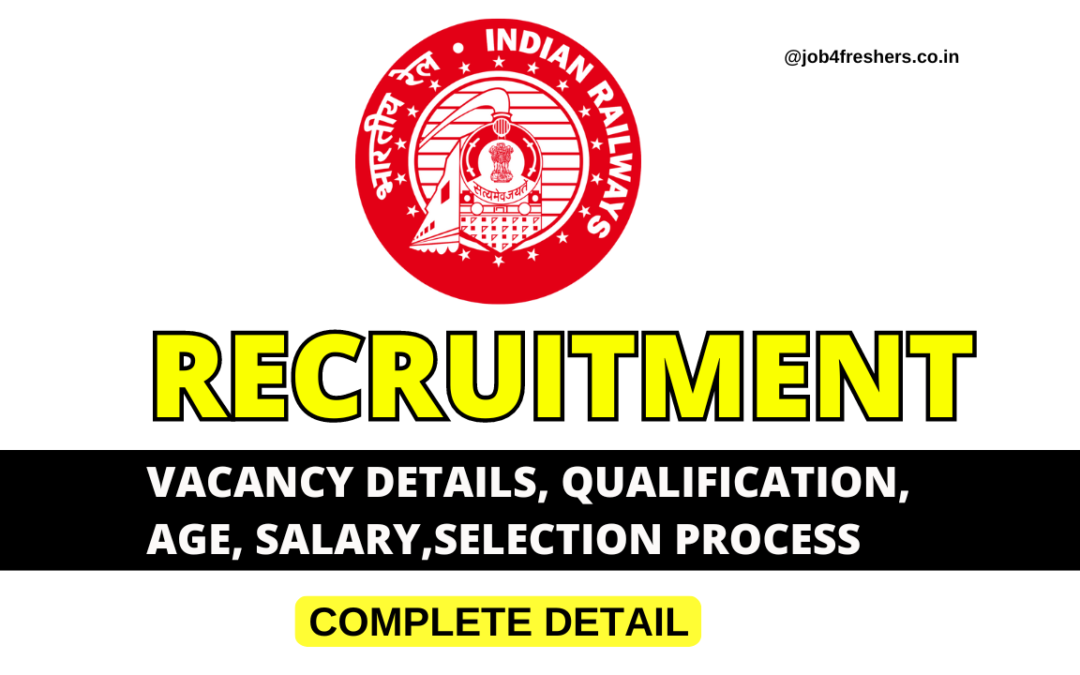 RRB JE Recruitment 2024 – 7951 Vacancies, Apply Now !