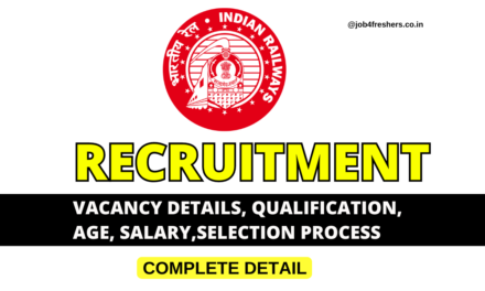 RRB JE Recruitment 2024 – 7951 Vacancies, Apply Now !