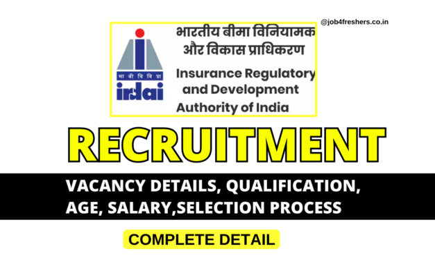 IRDAI Recruitment 2024 Notification for 49 Posts | Online Form