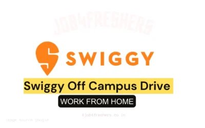 Swiggy Off Campus Drive for Work From Home Job | Apply NOw