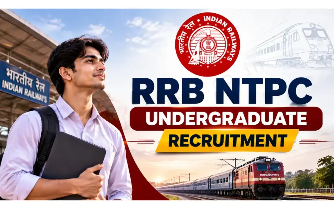 RRB NTPC Undergraduate Recruitment 2026: 1688 Posts, 12th Pass Apply