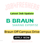 B. Braun Off Campus Hiring Fresher For Junior Engineer | Apply Now!