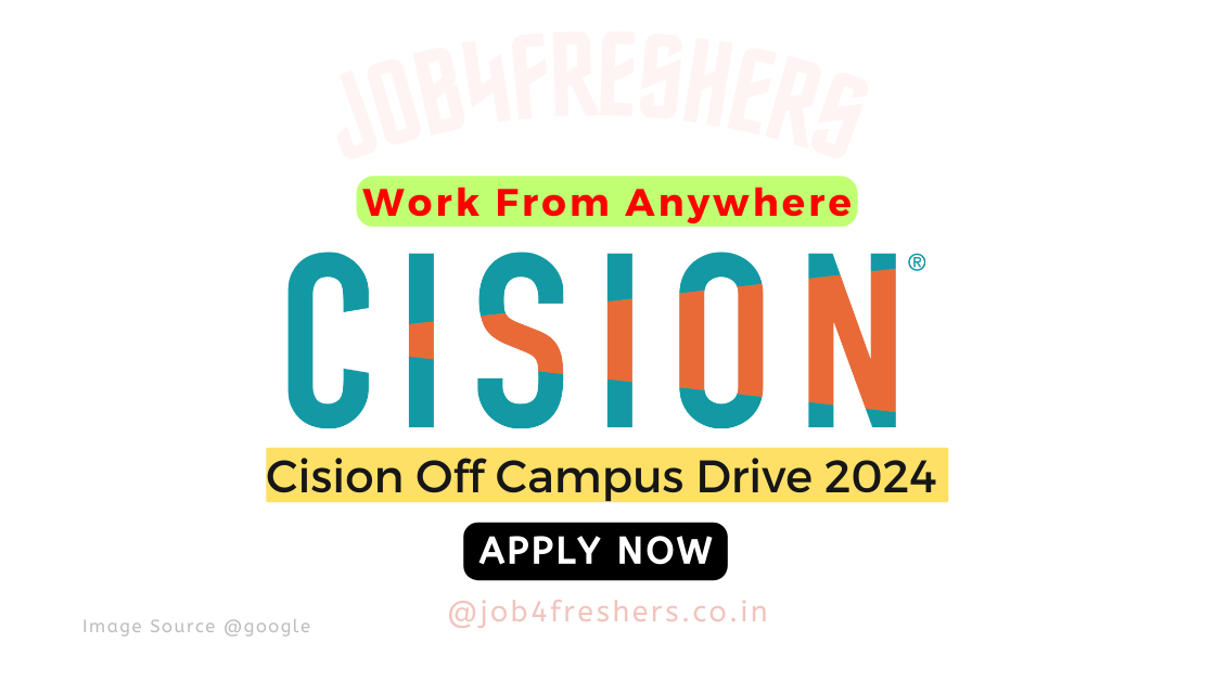 Cision Work From Home 2024 Hiring Freshers for Support Associate