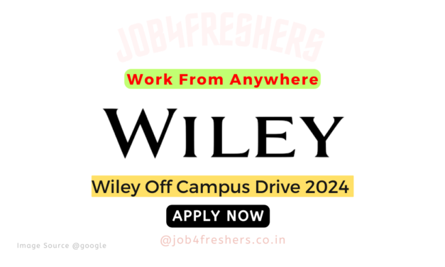 Wiley Work From Home Hiring Freshers for Specialist | Apply Now!