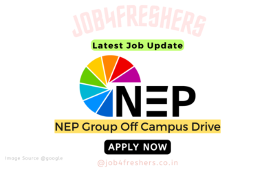 FRESHERS JOBS 2 NEP Group Off Campus 2024 Hiring Graduate Engineer Trainee | Apply Now!