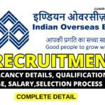 Indian Overseas Bank Recruitment IOB 2024 – Attender | Apply Now