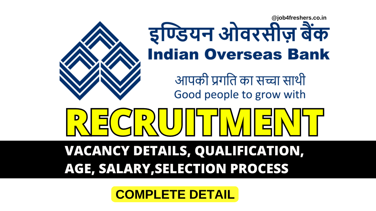 Indian Overseas Bank Recruitment IOB 2024 – Attender | Apply Now ...