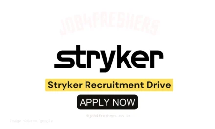 Stryker Off Campus Hiring Fresher For Associate  | Delhi