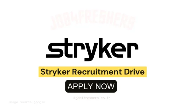 Stryker Off Campus Hiring Fresher For Associate  | Delhi