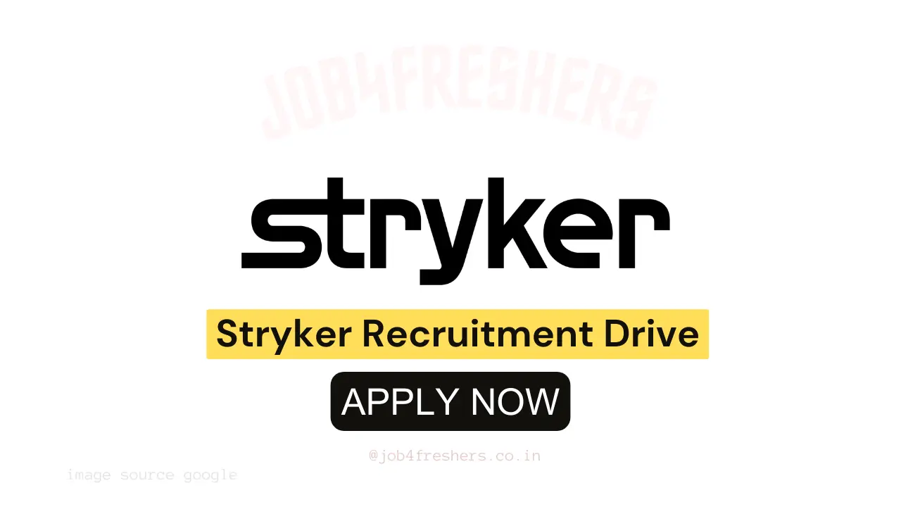 Stryker Off Campus Hiring Fresher For Associate | Delhi | Job4freshers