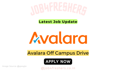 FRESHERS JOBS 4 Avalara Off Campus 2024 | Associate Analyst | Apply Now!