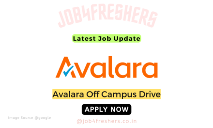 Avalara Off Campus 2024 | Associate Analyst | Apply Now!