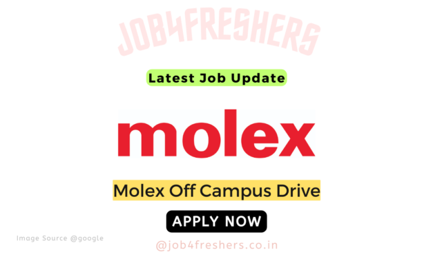 Molex Recruitment Drive 2024 | Graduate Engineer Trainee | Apply Now