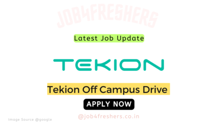 Tekion Recruitment Hiring Graduates Freshers for Customer  Support | Apply Now!