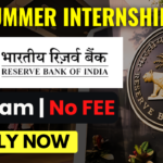 RBI Summer Internship 2025: Monthly Stipend Up to Rs. 20,000, Registrations Started