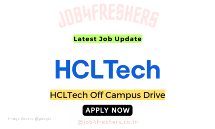 HCLTech Off Campus Drive 2024 for Graduate Trainee | Apply Now!