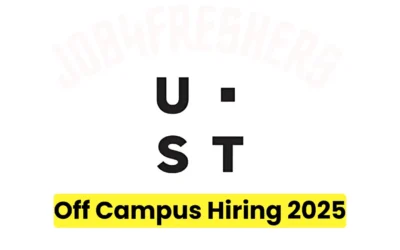 UST Off Campus Hiring 2025 For C++ Developer | Bangalore