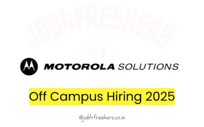 Join Motorola Solutions as Business Analyst for Bangalore Office