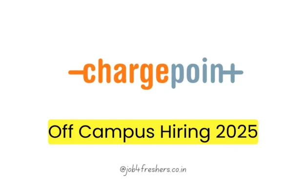 Chargepoint Recruitment Drive Hiring Technical Support Engineer and| Apply Now