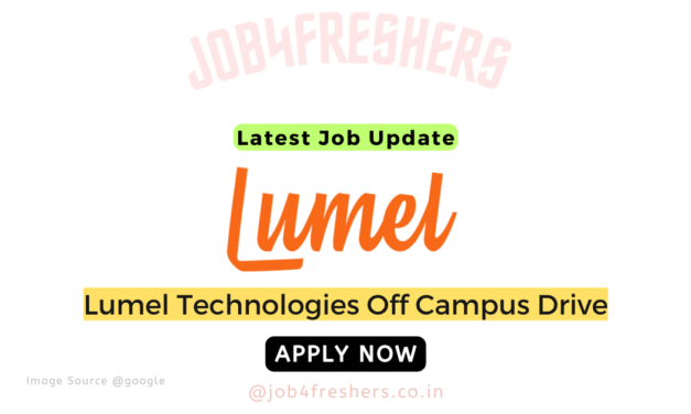 Lumel Off Campus Drive 2025 | QA Intern |Apply Now!